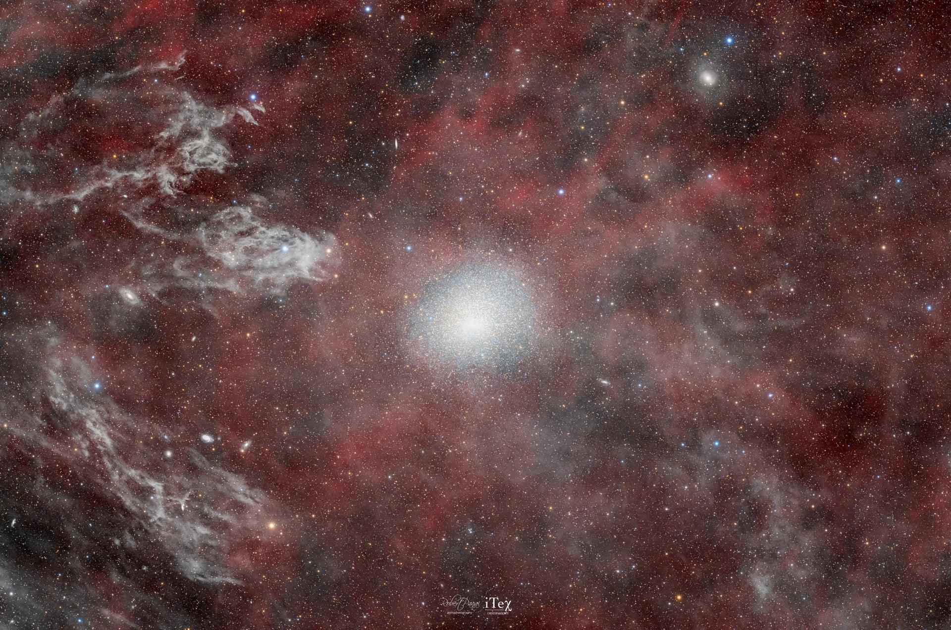 Omega Centauri in a full spacetime · HaLRGB