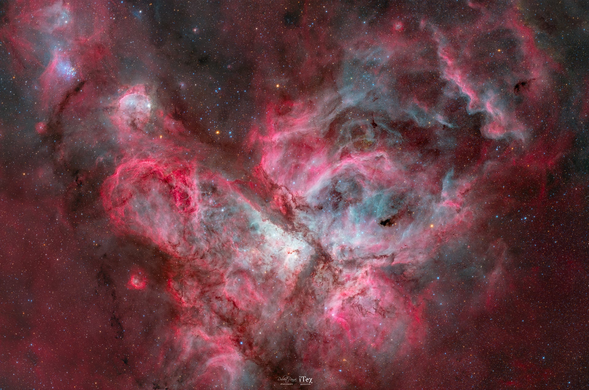 The Carina Nebula: Mother of a Thousand Stars · HaOIIILRGB